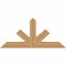 Ekena Millwork Saratoga Timber Gable Bracket, Western Red Cedar, 60"W x 27"H x 5 1/2"D x 5 1/2"F, 11/12 Pitch GBW060X27X0606SAR00SWR - alternate 1
